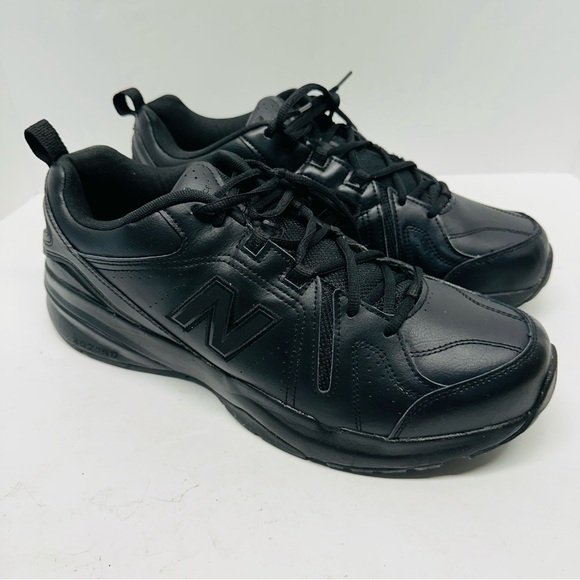 SIZE 14 New Balance 608v5 Mens Wide‎ Fit Slip Resistant Work Shoes Black - Picture 3 of 7